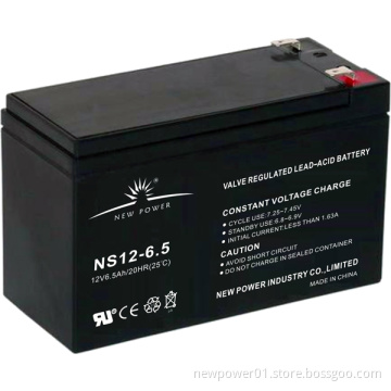 12V6.5ah Trustworthy Sealed Lead Acid Battery for UPS (NS12-6.5)